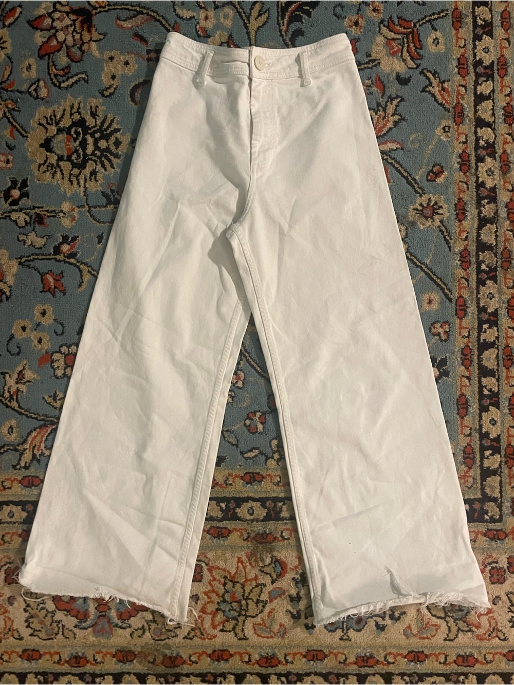Zara white jeans